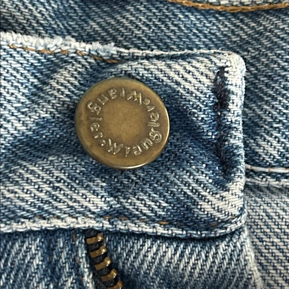 Wrangler jeans Fabulous Customized Goldfish Denim Cutoff Shorts - Picture 10 of 10